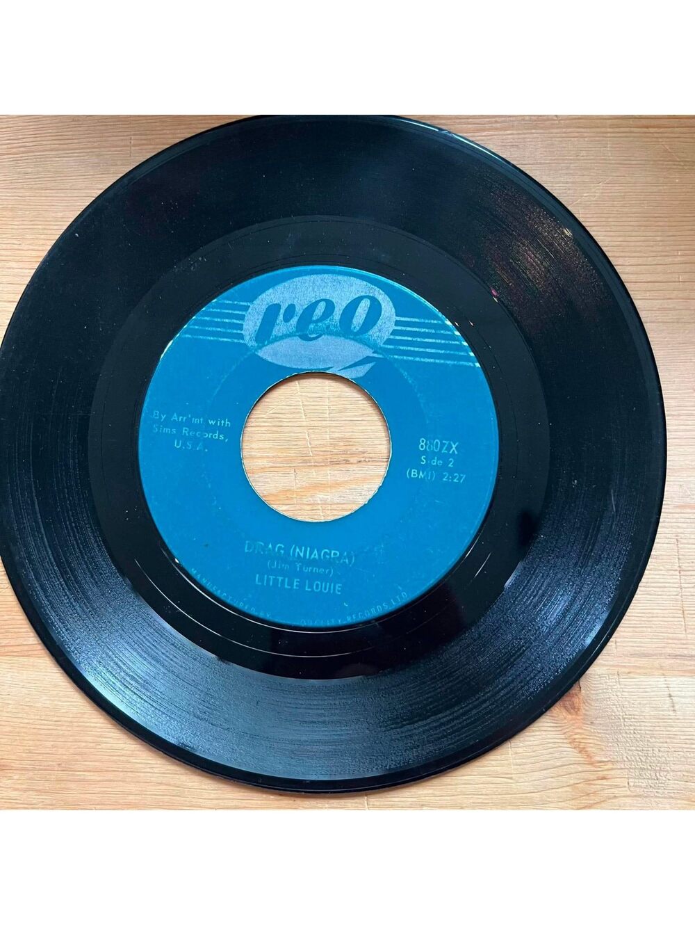 Little Louie - Drag(Niagra)/Short Trip 45rpm VG+ R10